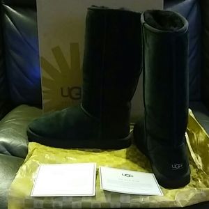 Firm Price Ugg W Classic Tall Boot 5815 W/Black